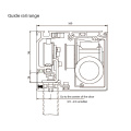 Remote Control Automatic Sliding Door Control Unit With Dunker Motor